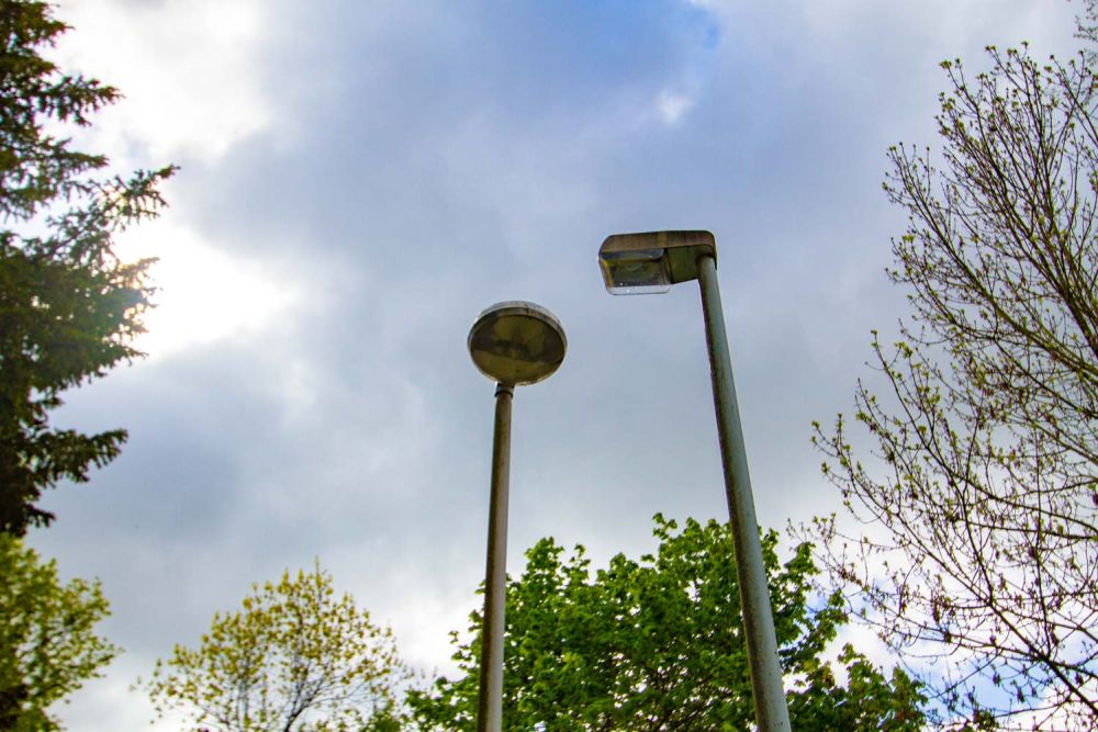 Laternenpaar seitlich